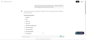 Prompt 1 - seed KW