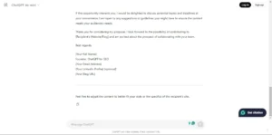 Prompt 2 - email