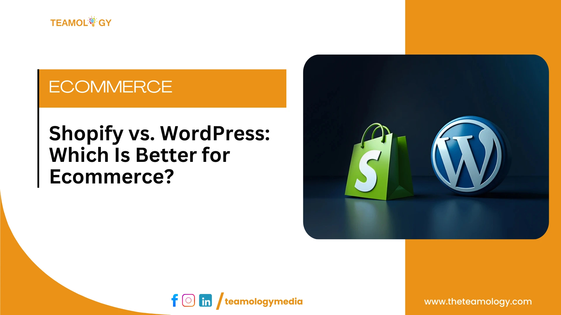 Shopify vs Wordpress for Ecommerce Shopify vs Wordpress for Ecommerce
