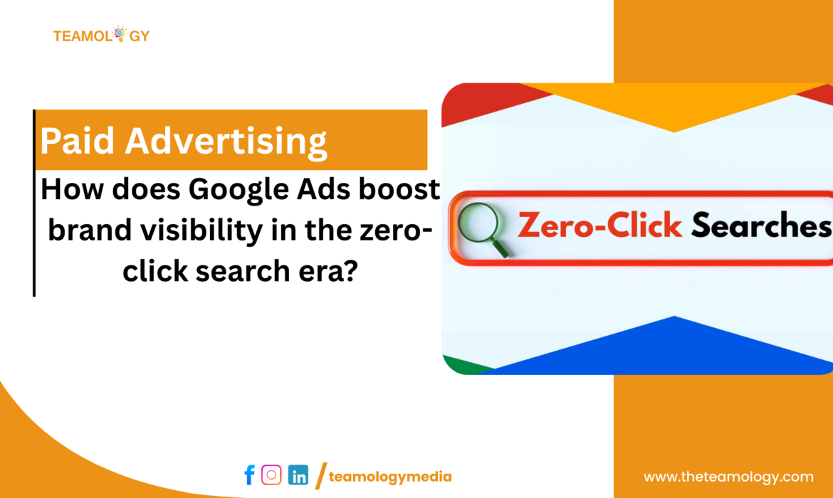 How does Google Ads boost brand visibility in the zero-click search era?